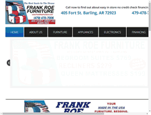 Tablet Screenshot of frankroefurniture.com
